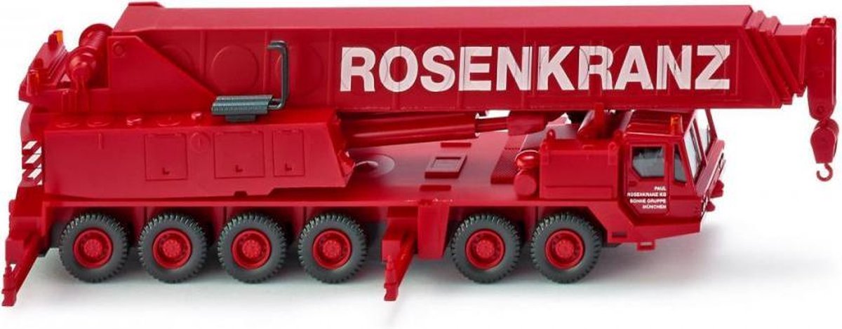 miniatuurvoertuig Grove TM 1100E die-cast zink 1:87 rood