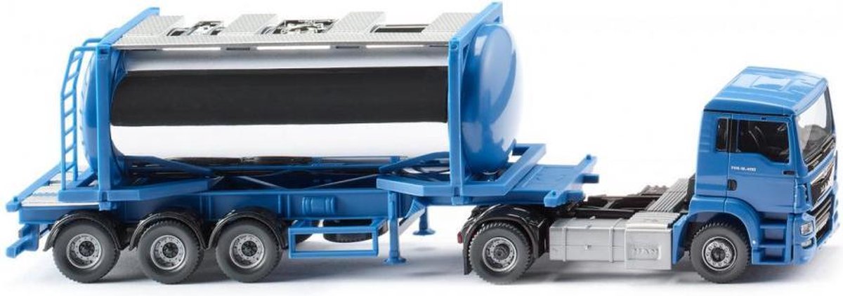 miniatuurvrachtwagen Man TGS Euro 6c 1:87 blauw