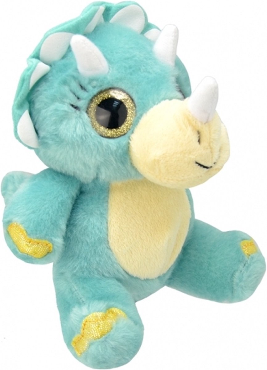 Pluche triceratops knuffel 19 cm