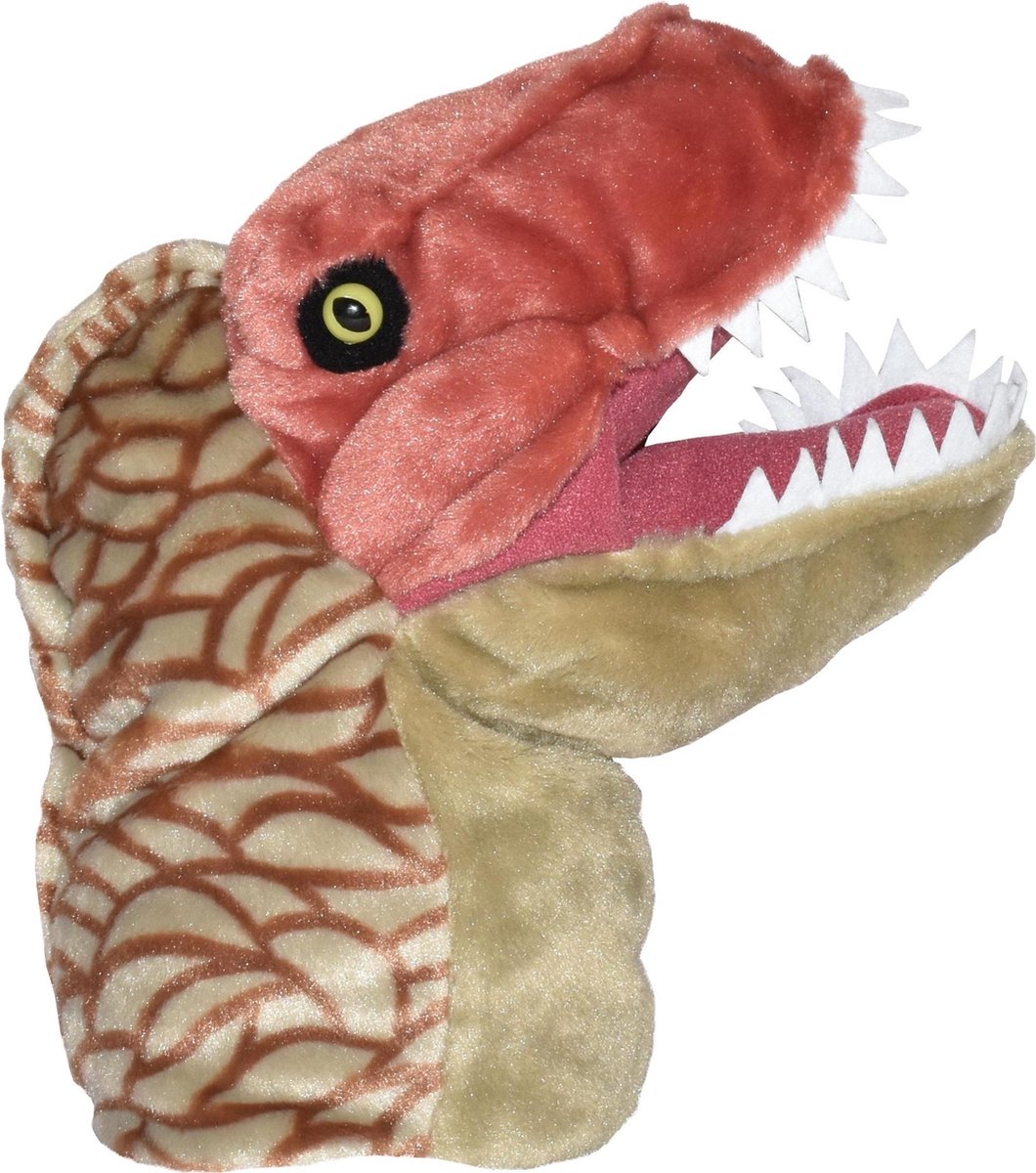 Wild Republic Handpop Nhm T-rex 32 Cm Pluche Bruin