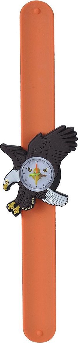 Wild Republic Horloge Adelaar Junior 22,5 Cm Siliconen Bruin