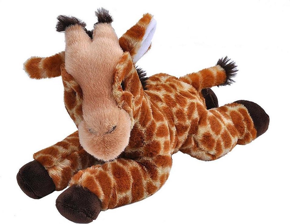 Wild Republic Knuffel Giraffe Ecokins Junior 30 Cm Pluche Bruin