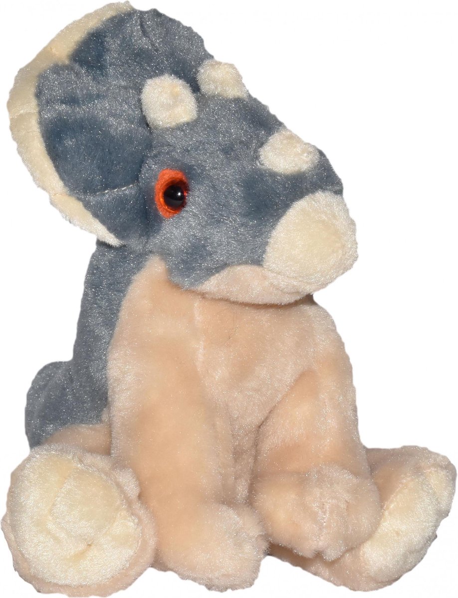 Wild Republic Knuffel Nhm Triceratops 13 Cm Pluche Naturel