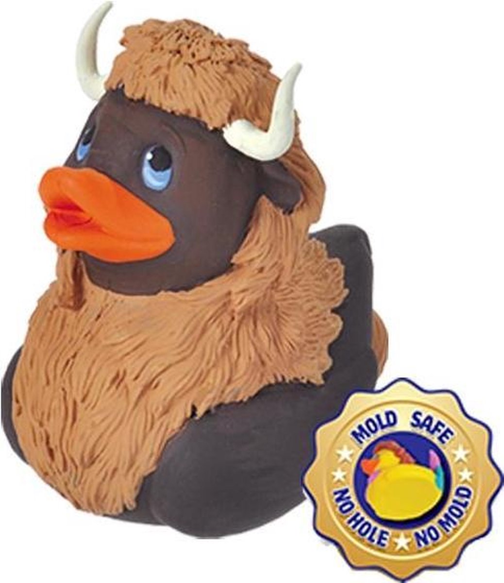 Wild Republic Rubber Duck Bison Baddier Bruin