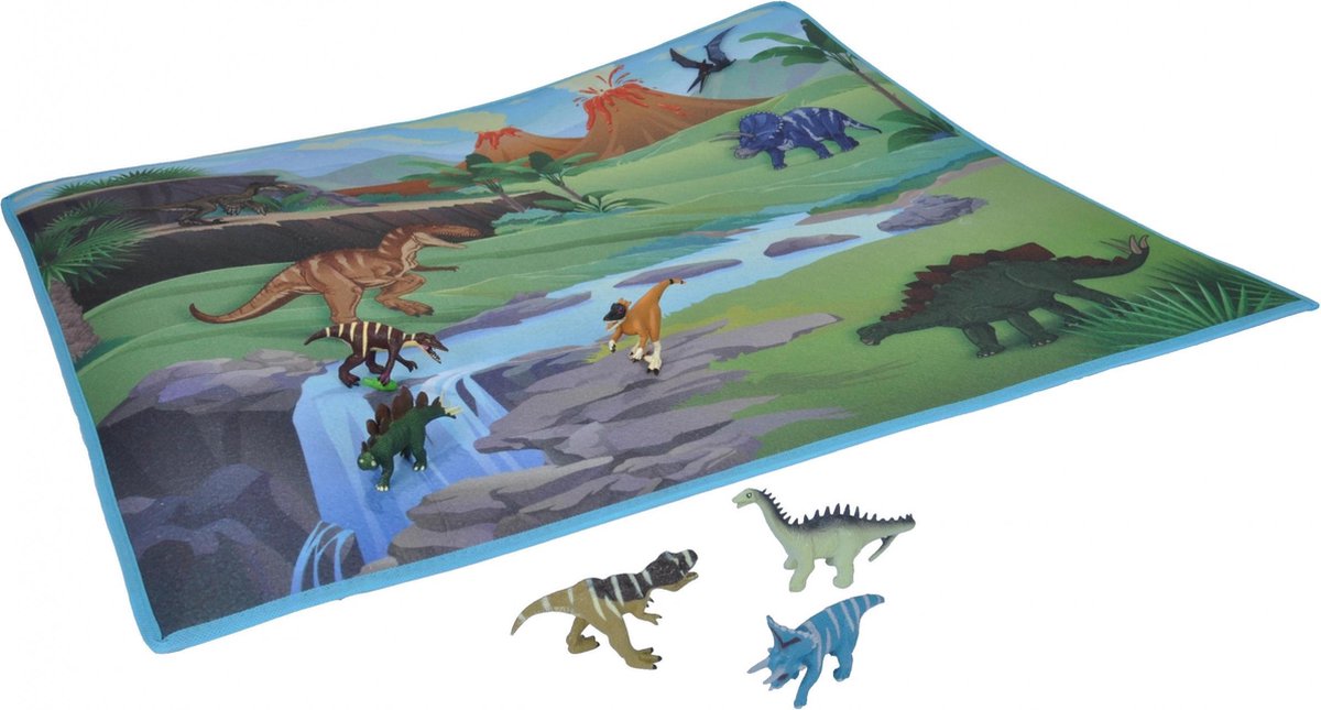 Wild Republic Speelmat Dino Junior 37 X 87.5 Cm Textiel Groen