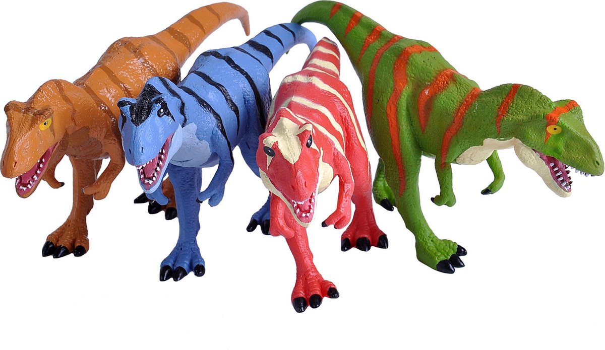 Wild Republic Speelset T-rex Collection Junior 4-delig