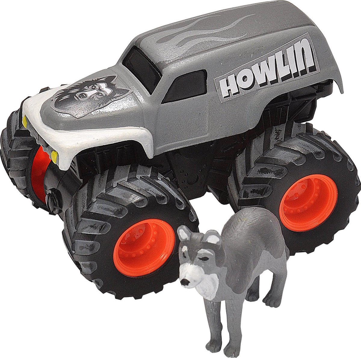 Wild Republic Speelset Truck En Wolf Junior Grijs 2-delig