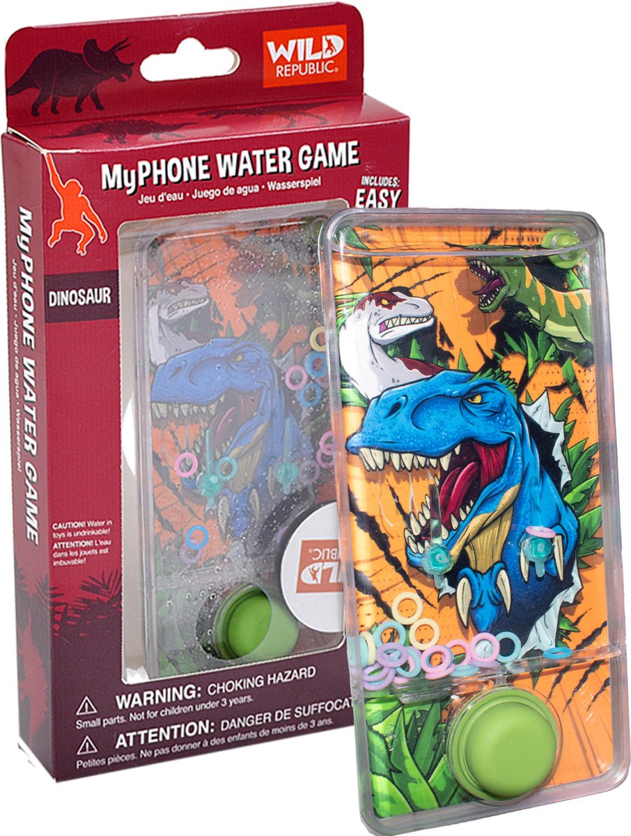 Wild Republic Waterspel Myphone Dino Junior 13 X 6 Cm Oranje