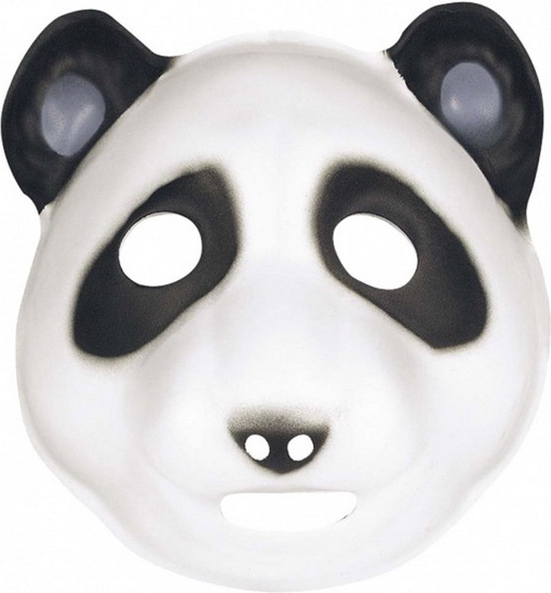 dierenmasker Panda junior zwart/wit one-size