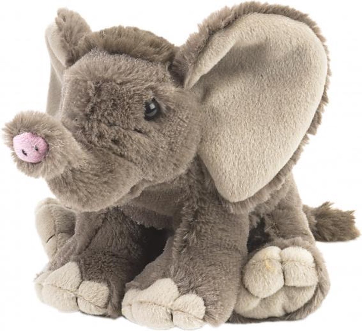 knuffel Afrikaanse olifant 20 cm pluche grijs