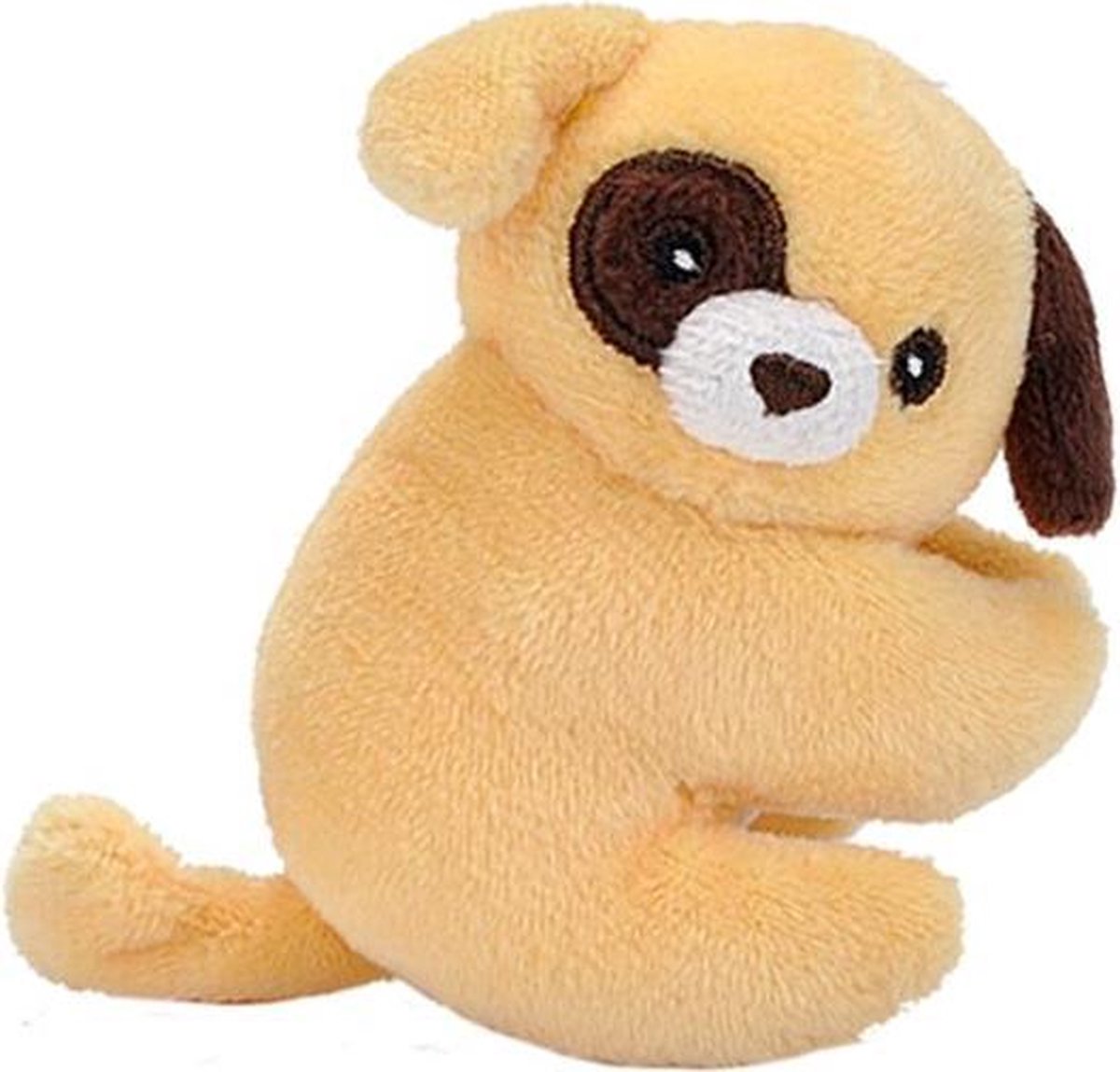 knuffel Hond junior 12 cm pluche naturel