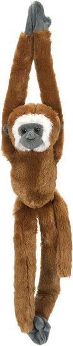 knuffel Lar gibbon 51 cm pluche bruin