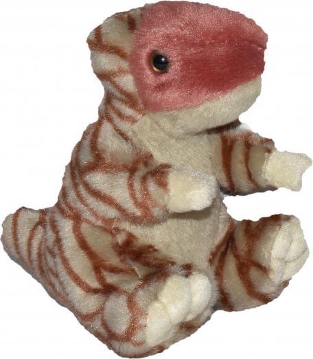 knuffel NHM T-rex 13 cm pluche bruin