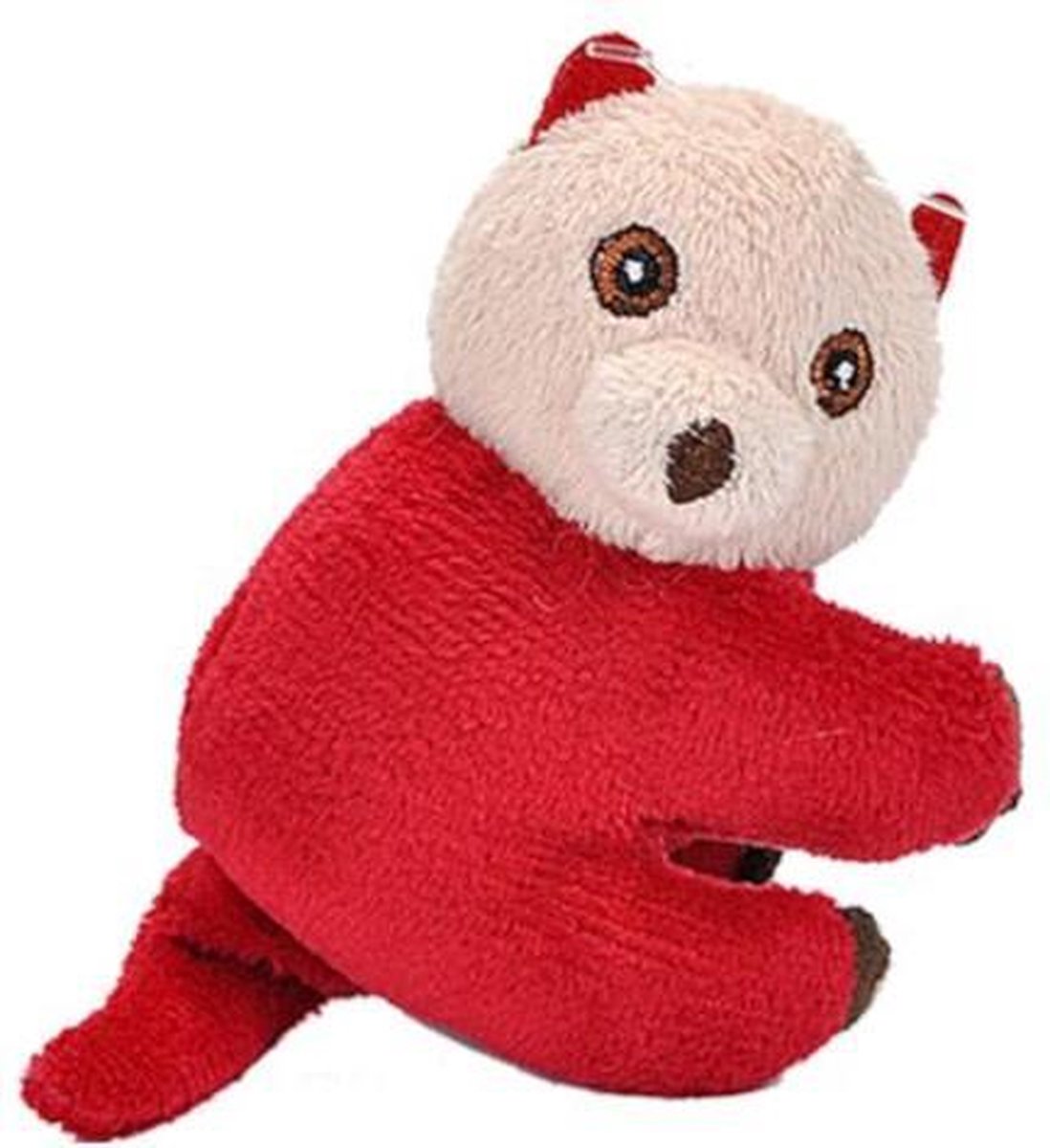 knuffel Zeeotter junior pluche rood one-size