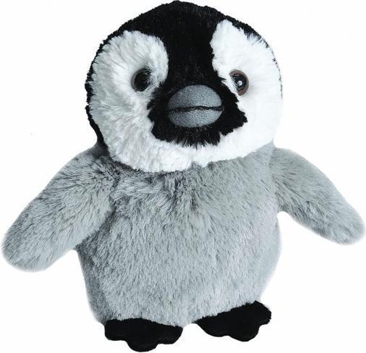 knuffel keizerspinguin 18 cm pluche zwart/wit