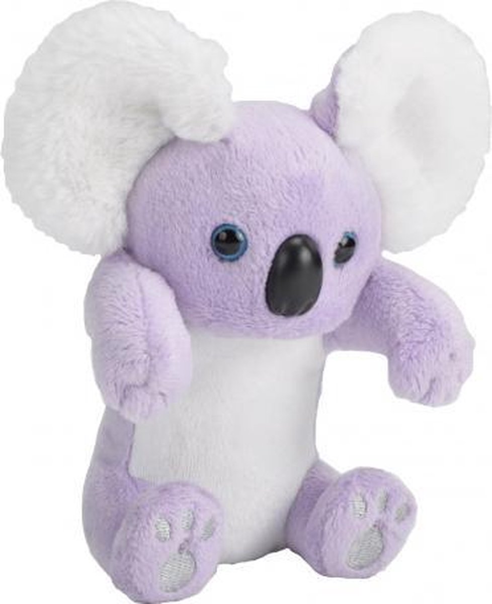 knuffelkoala junior pluche lila/wit one-size