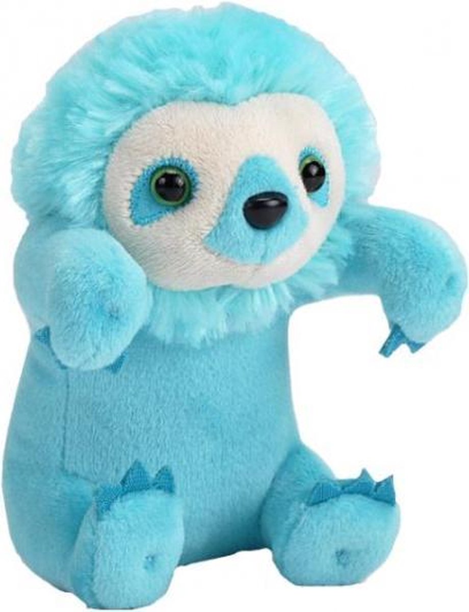 knuffelluiaard junior 10 cm pluche lichtblauw