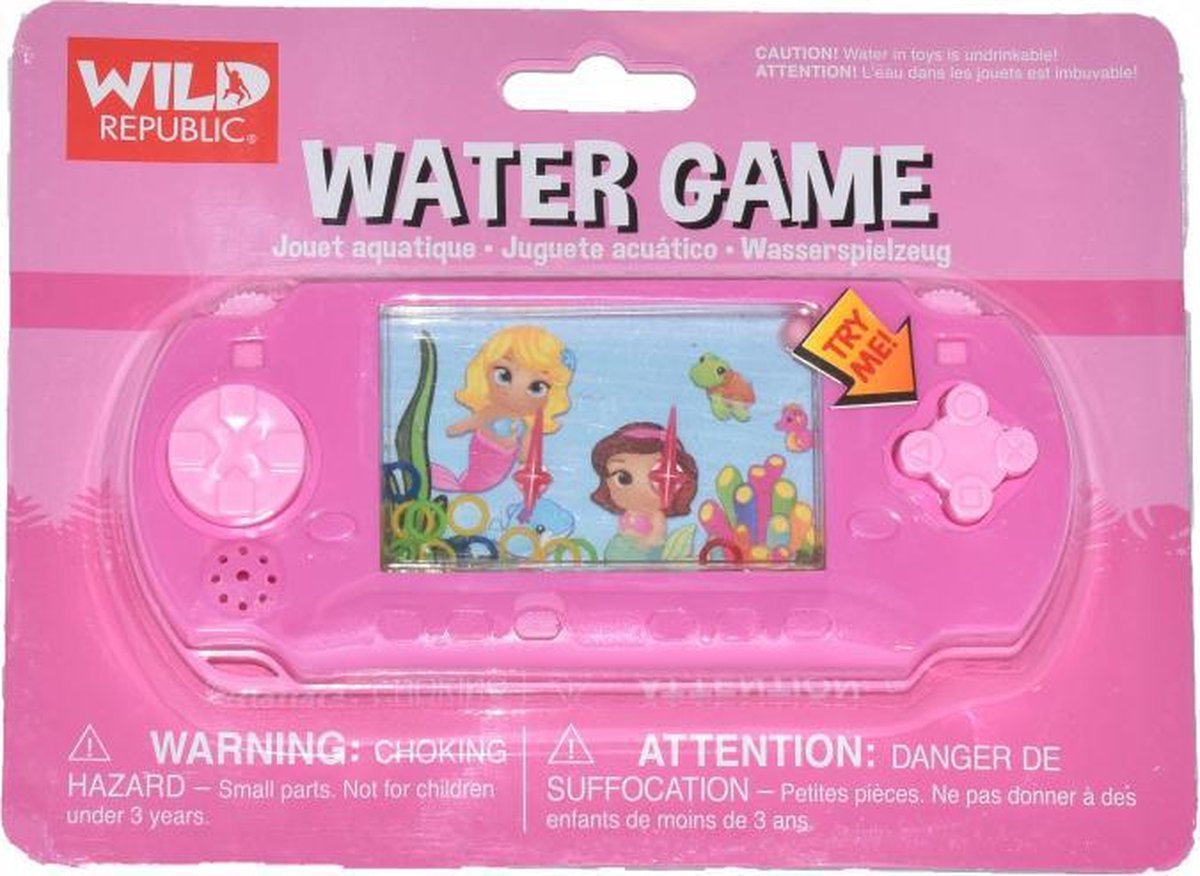 watergame Mermaid junior 15,2 x 7,6 cm roze