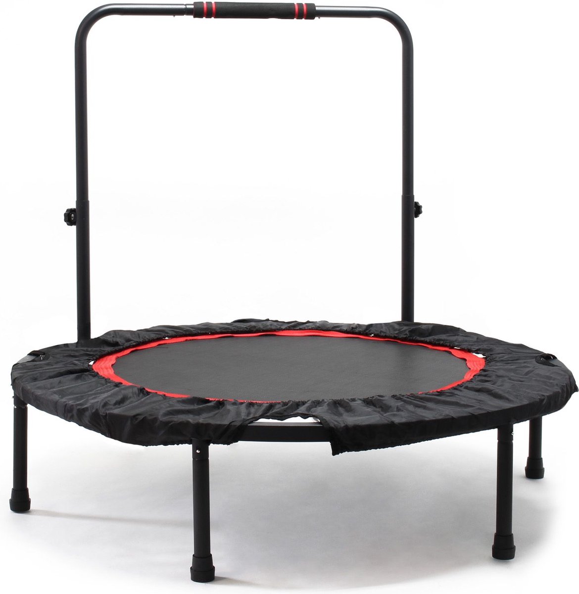 Wildanger fitness trampoline ø103,5 cm tot 150kg met in hoogte verstelbare greep