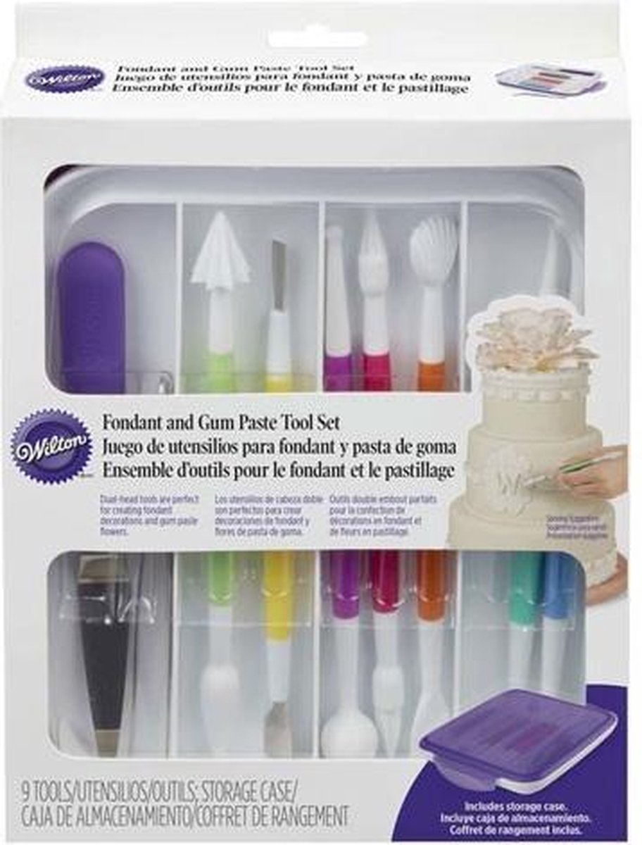 Wilton Fondant & Gum Paste Gereedschappen Set/10