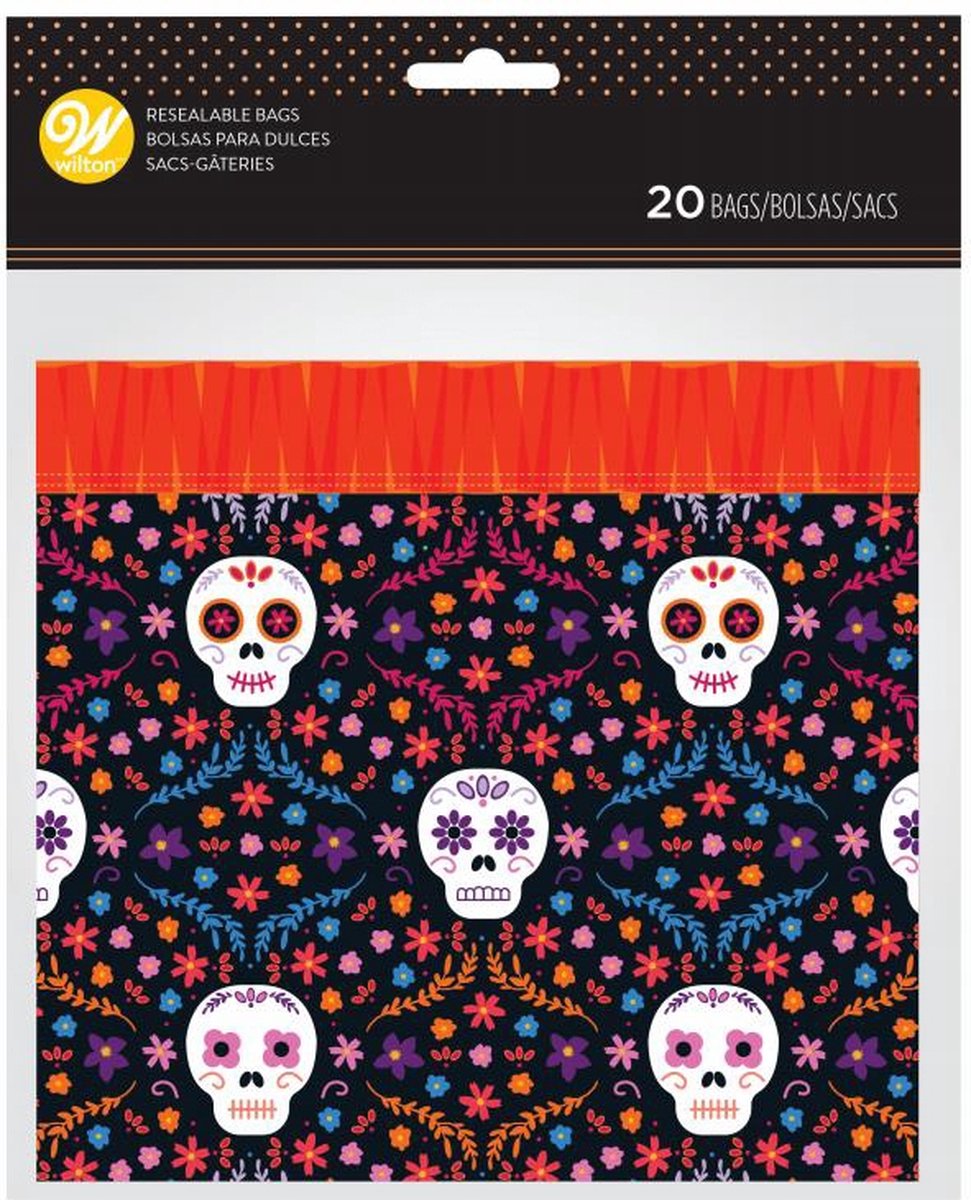 Wilton Traktatiezakjes Day Of The Dead pk/20