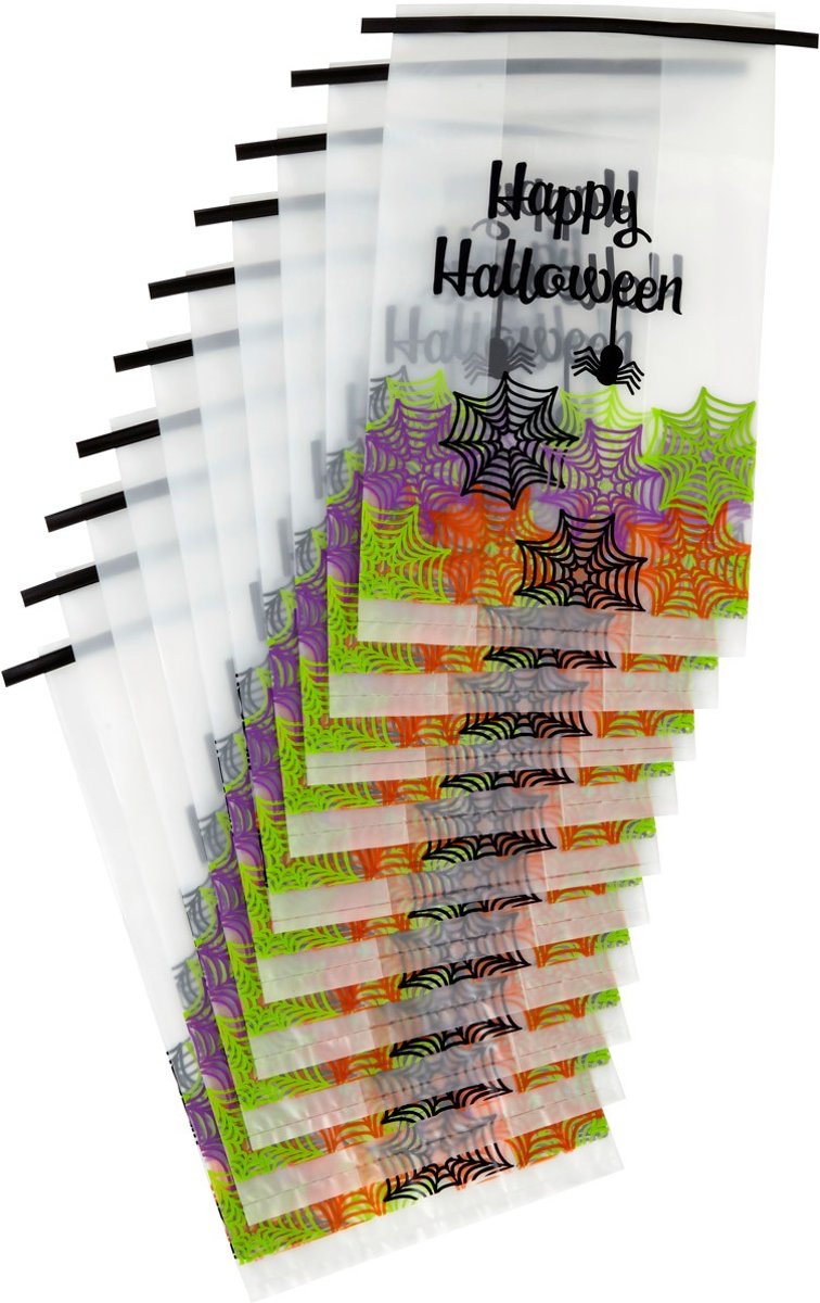 Wilton Traktatiezakjes Happy Halloween pk/10