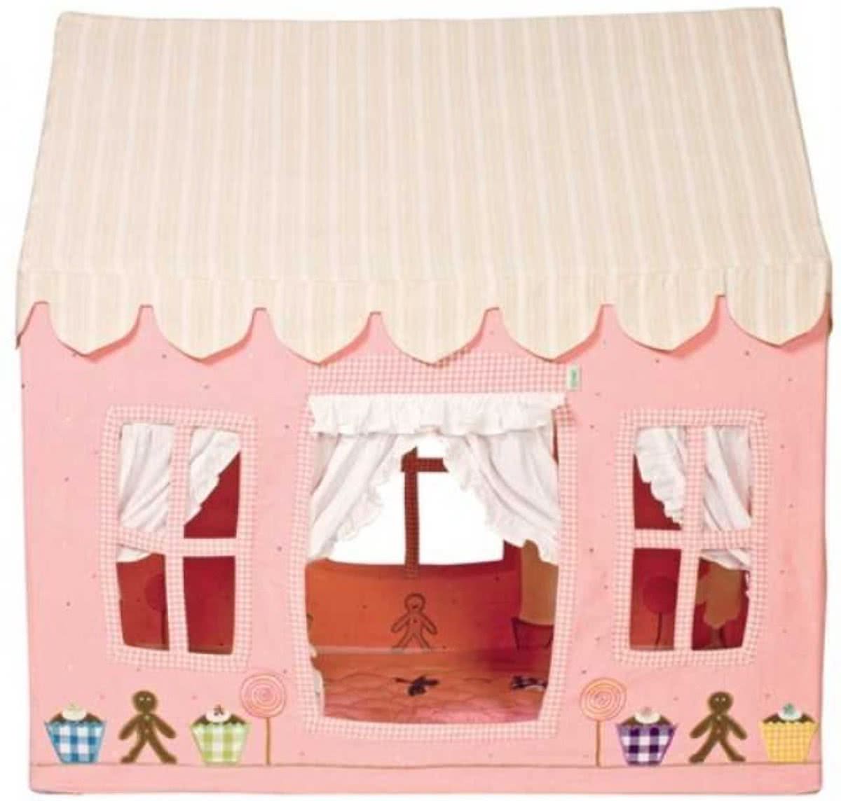 Win Green - Gingerbread Cottage - Large  zonder mat