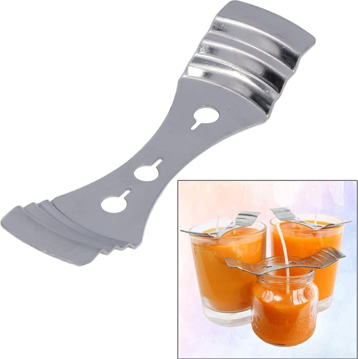 Houder voor   - Lonthouder metaal 10CM - Zelf kaarsen maken