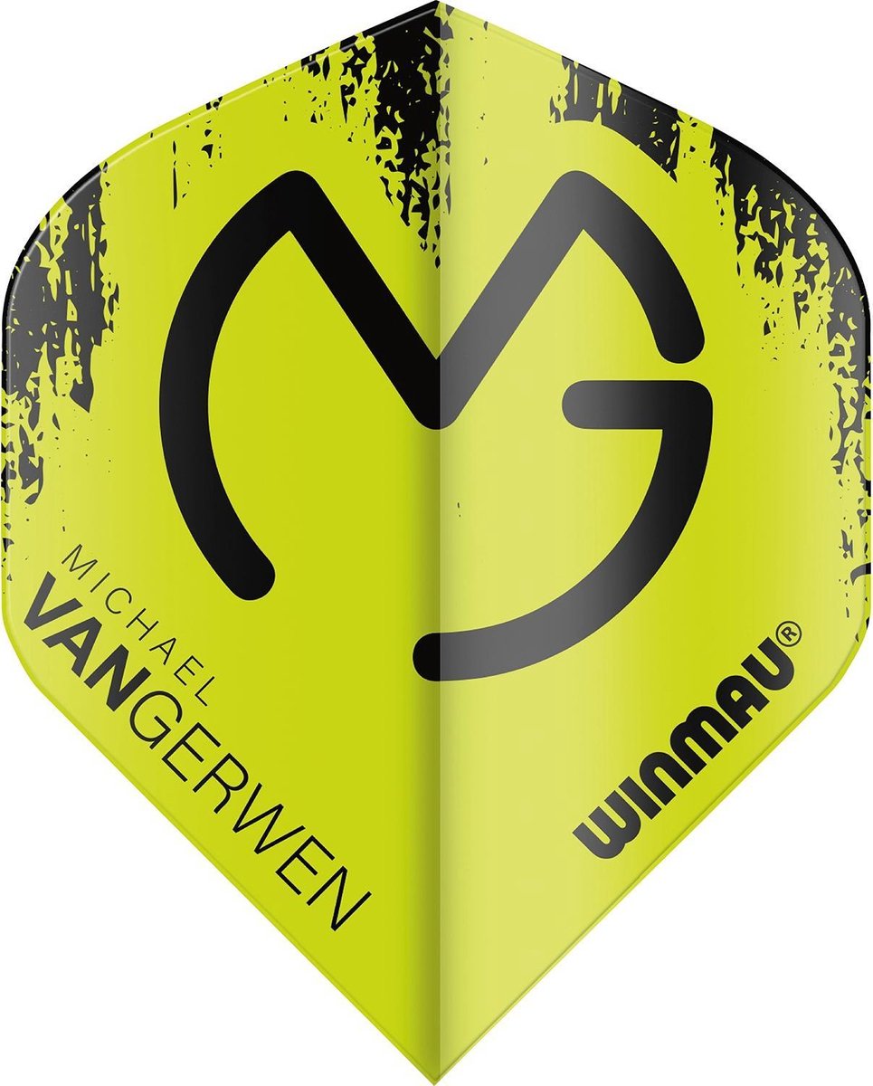 Winmau MvG Mega Standard flight groen/zwart