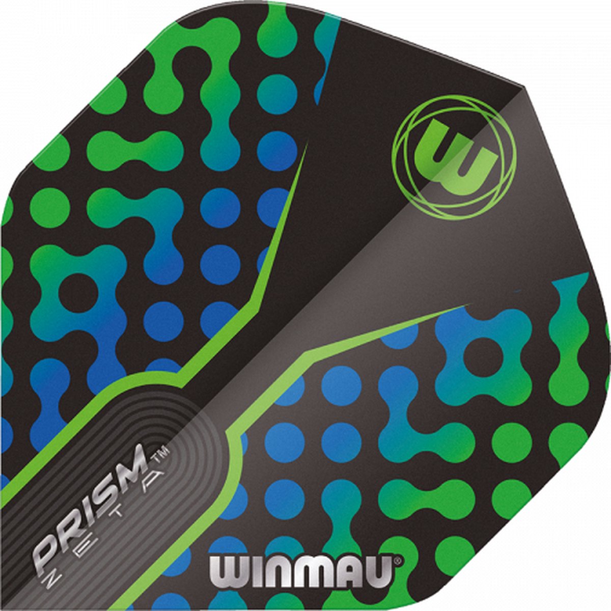 Winmau Prism Zeta Black, Green & Blue