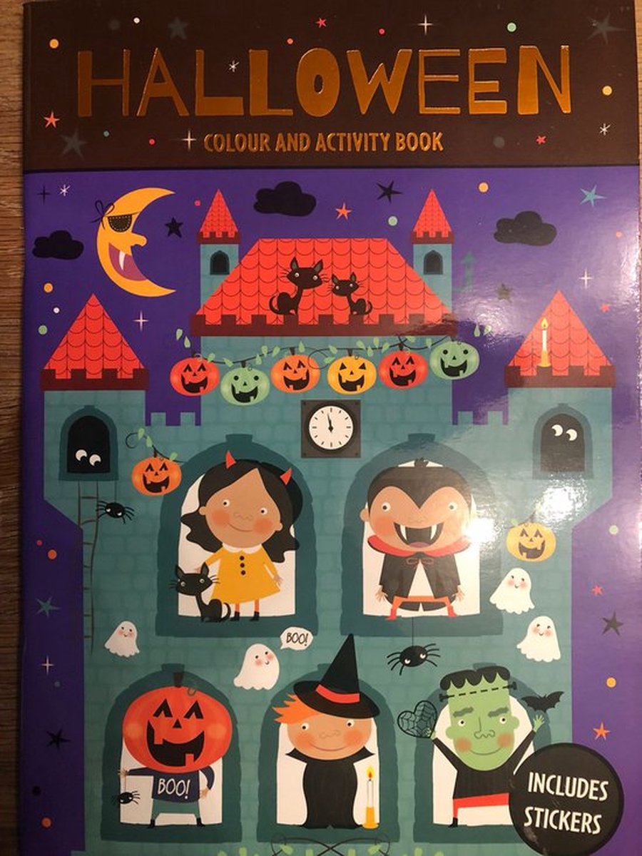 Halloween Activiteiten en Tekenboek