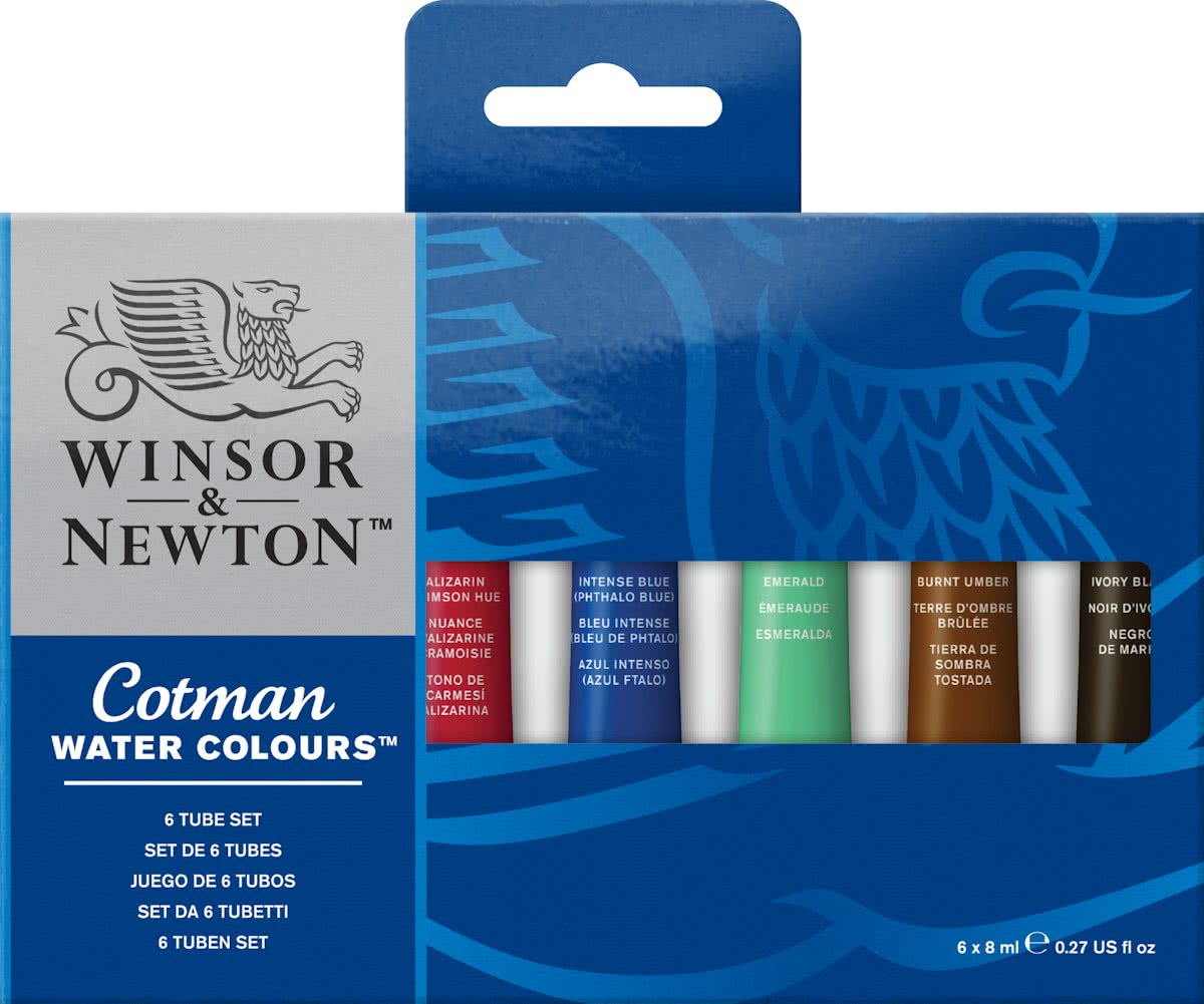 Cotman aquarelverf set 6 tubes