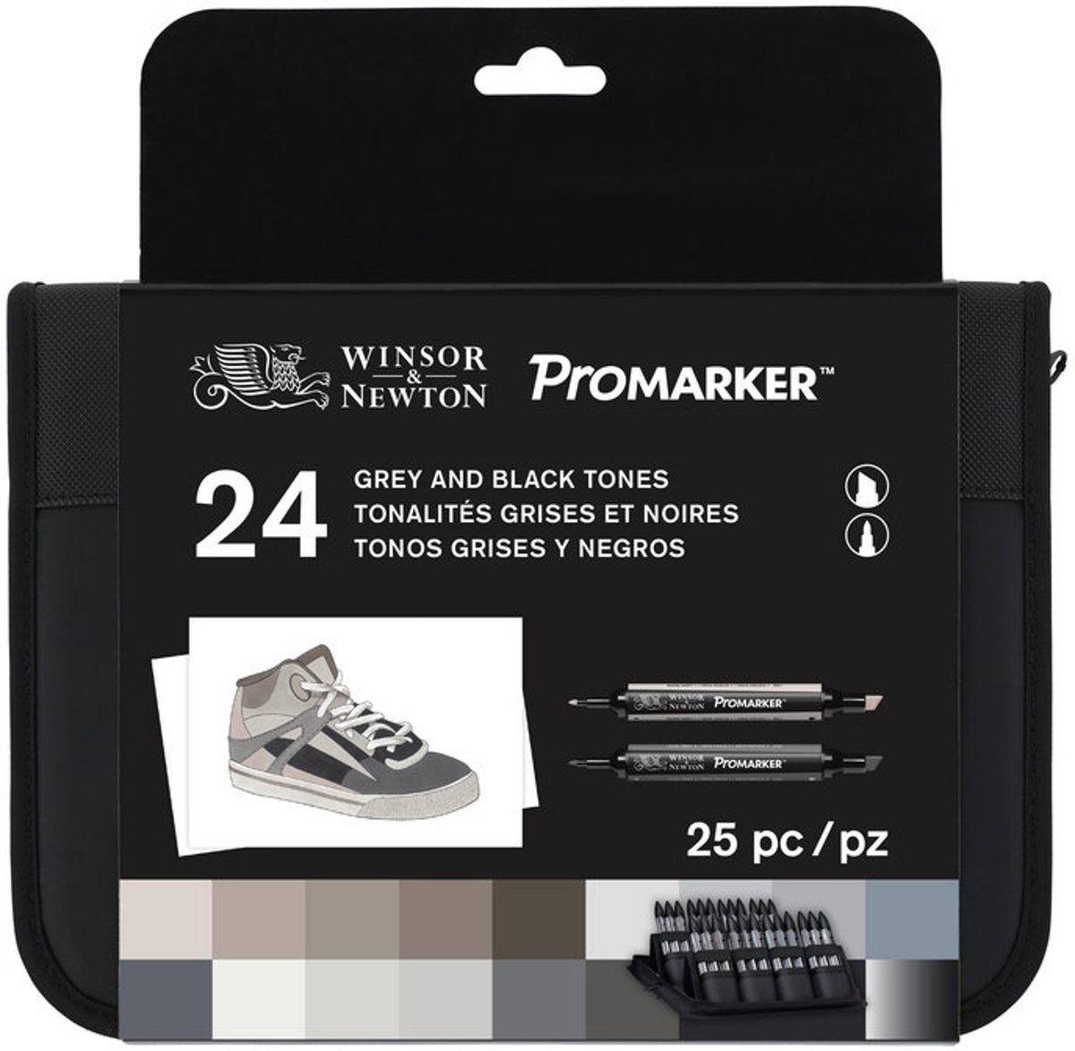 Promarker 24 Set - Grey and Black Tones