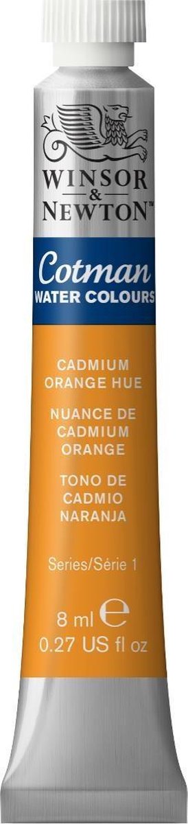 W&N Cotman Aquarelverf 8 ml Cadmium Orange Hue