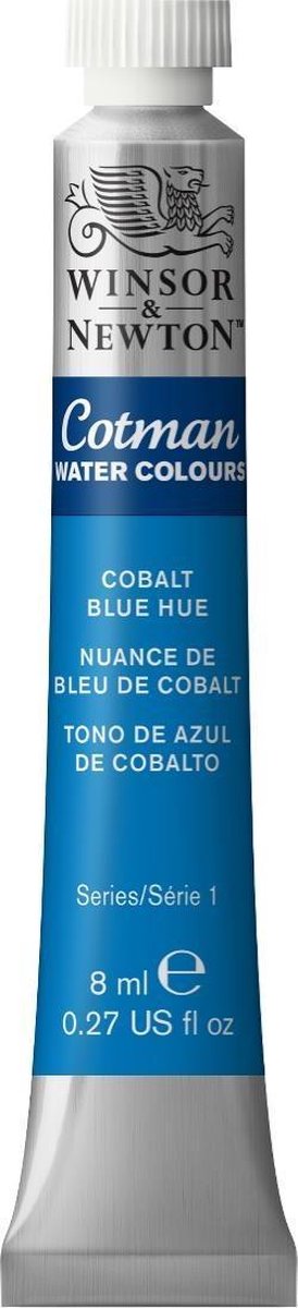 W&N Cotman Aquarelverf 8 ml Cobalt Blue Hue