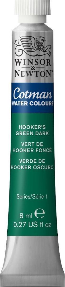 W&N Cotman Aquarelverf 8 ml Hookers Green Dark