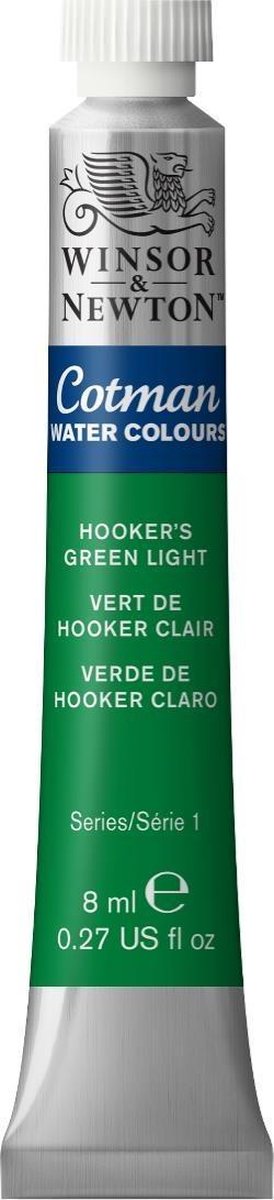 W&N Cotman Aquarelverf 8 ml Hookers Green Light