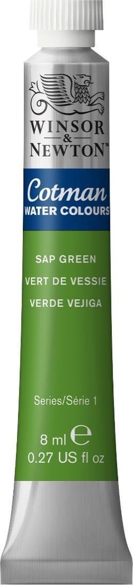 W&N Cotman Aquarelverf 8 ml Sap Groen