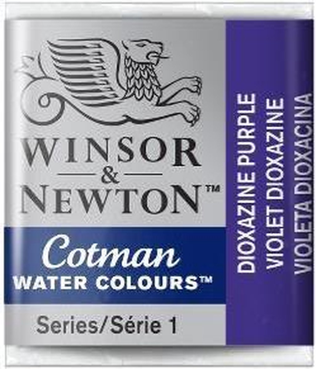 W&N Cotman Aquarelverf Half Napje Diox Violet