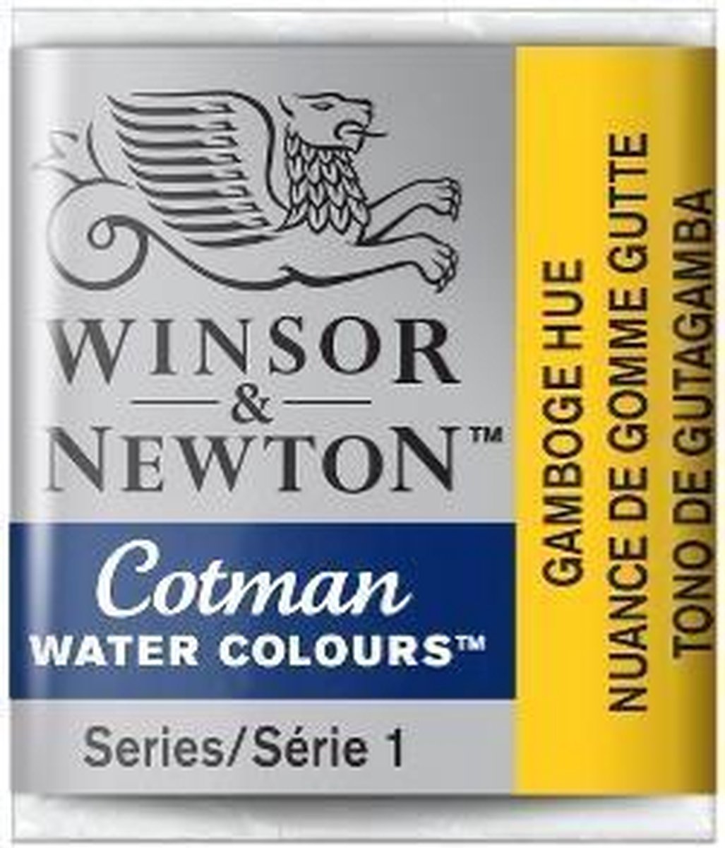 W&N Cotman Aquarelverf Half Napje Gamboge Hue