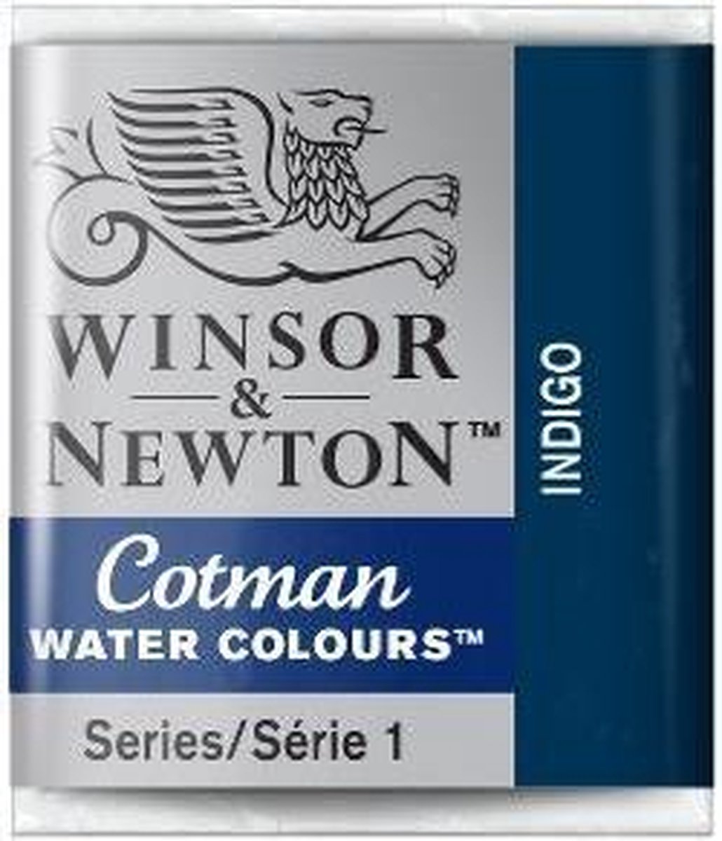 W&N Cotman Aquarelverf Half Napje Indigo