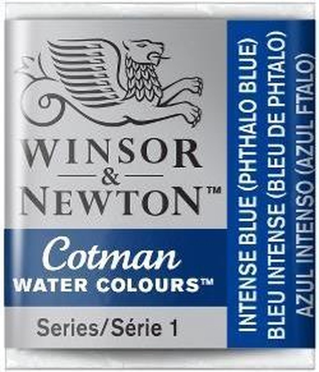 W&N Cotman Aquarelverf Half Napje Intense Blue