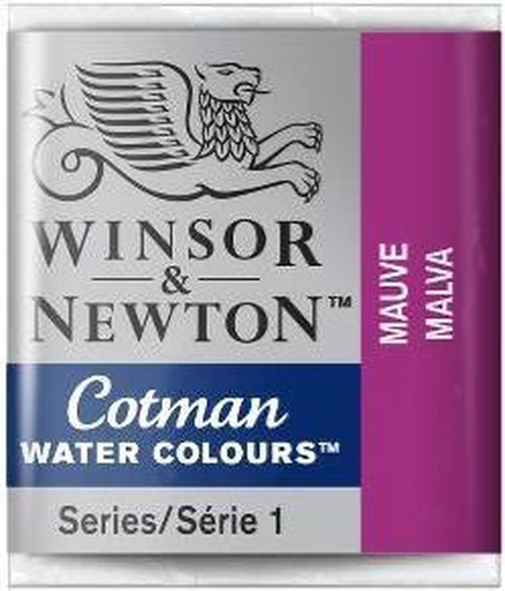 W&N Cotman Aquarelverf Half Napje Mauve