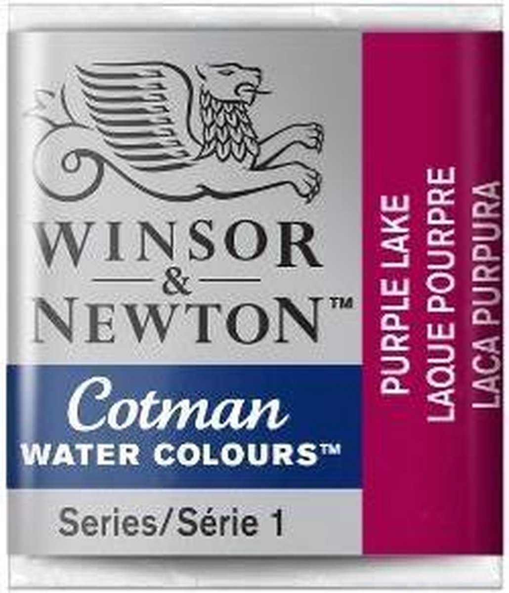 W&N Cotman Aquarelverf Half Napje Purple Lake