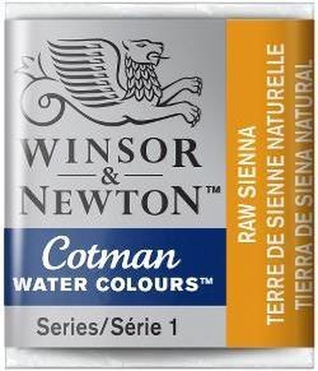 W&N Cotman Aquarelverf Half Napje  Raw Sienna