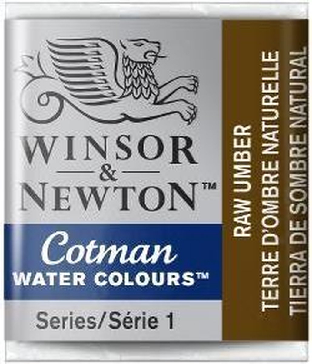 W&N Cotman Aquarelverf Half Napje Raw Umber