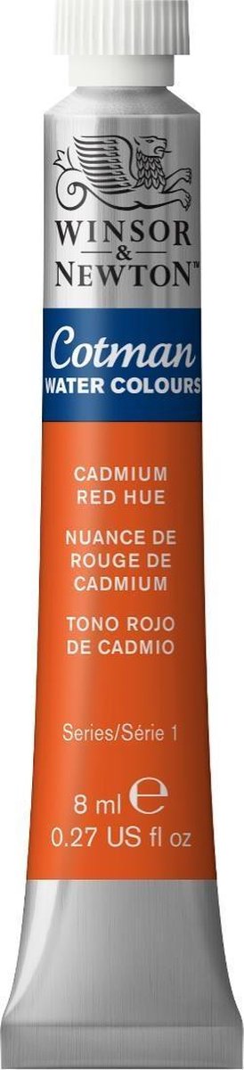 W&N Cotman Water Color 8 ML CAD RED HUE