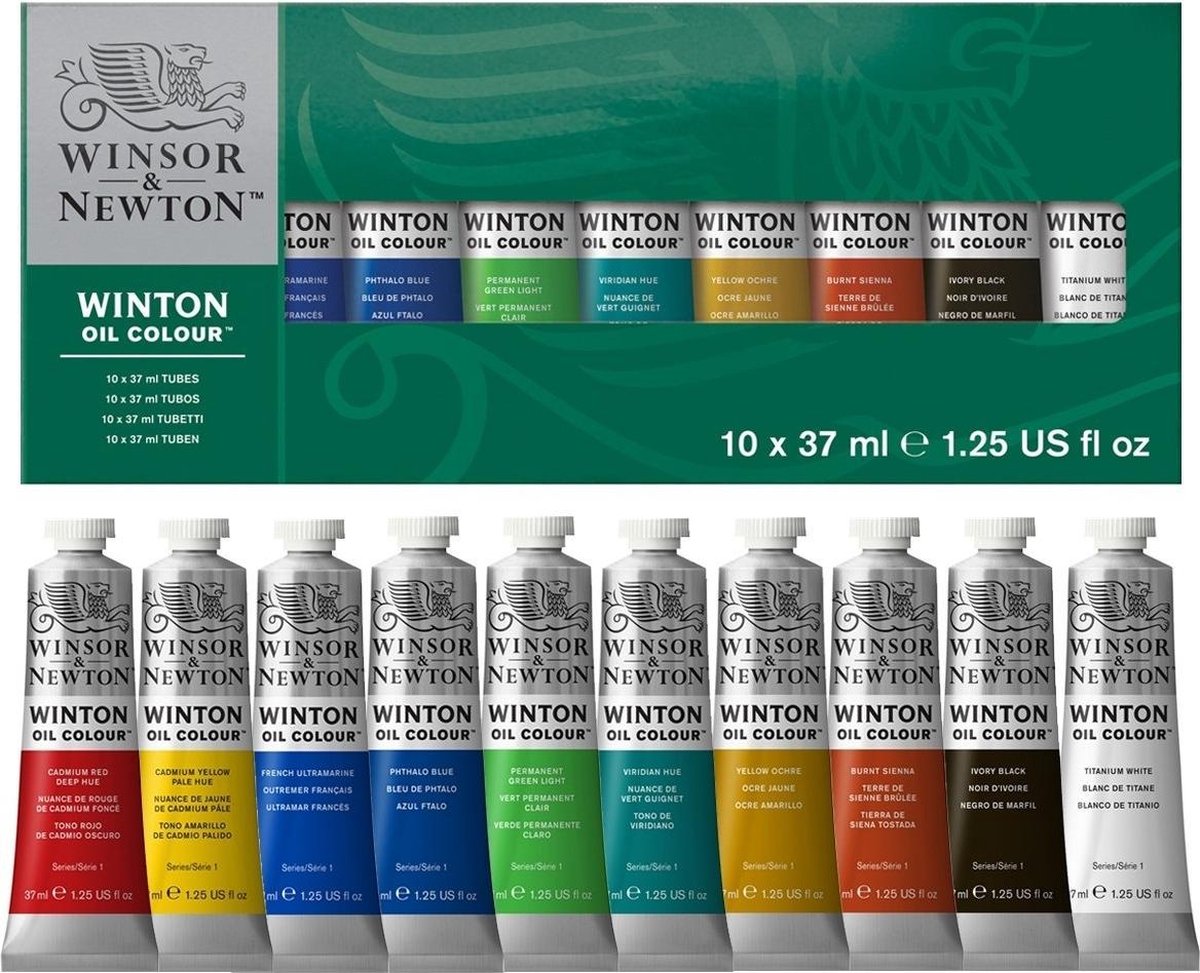 Winsor&Newton / Oil Color / Olieverf /10 Tubes x 37ml