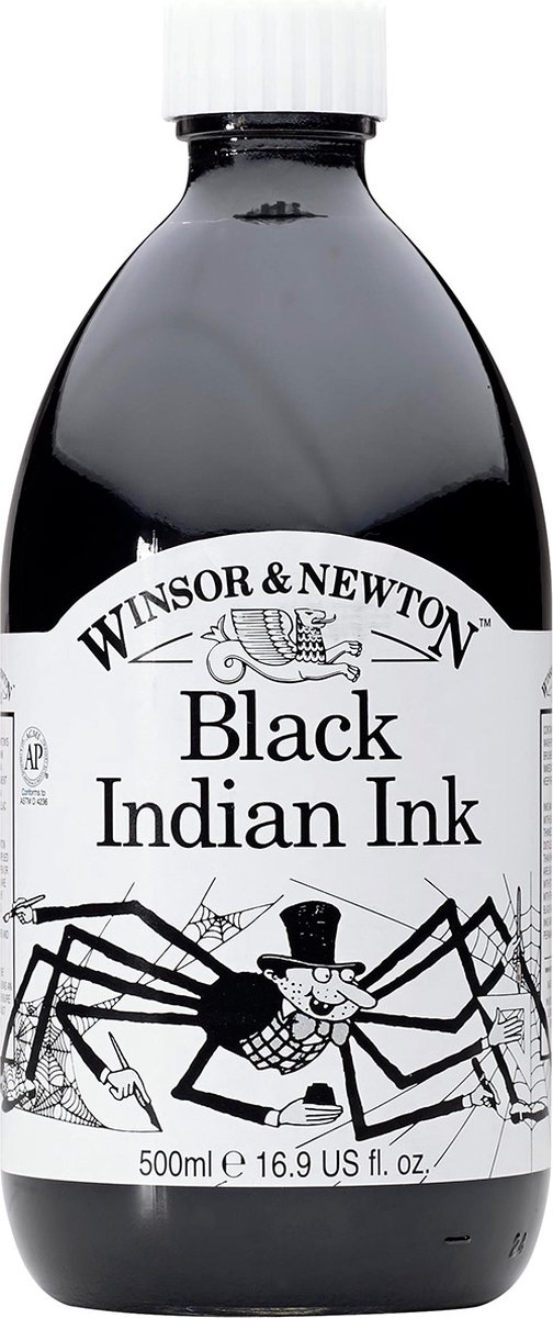 Winsor & Newton - Hobby Inkt - Oost Indische inkt - zwart - 250ml