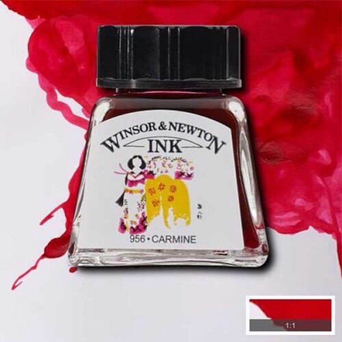 Winsor & Newton Drawing Ink Carmine 14ml